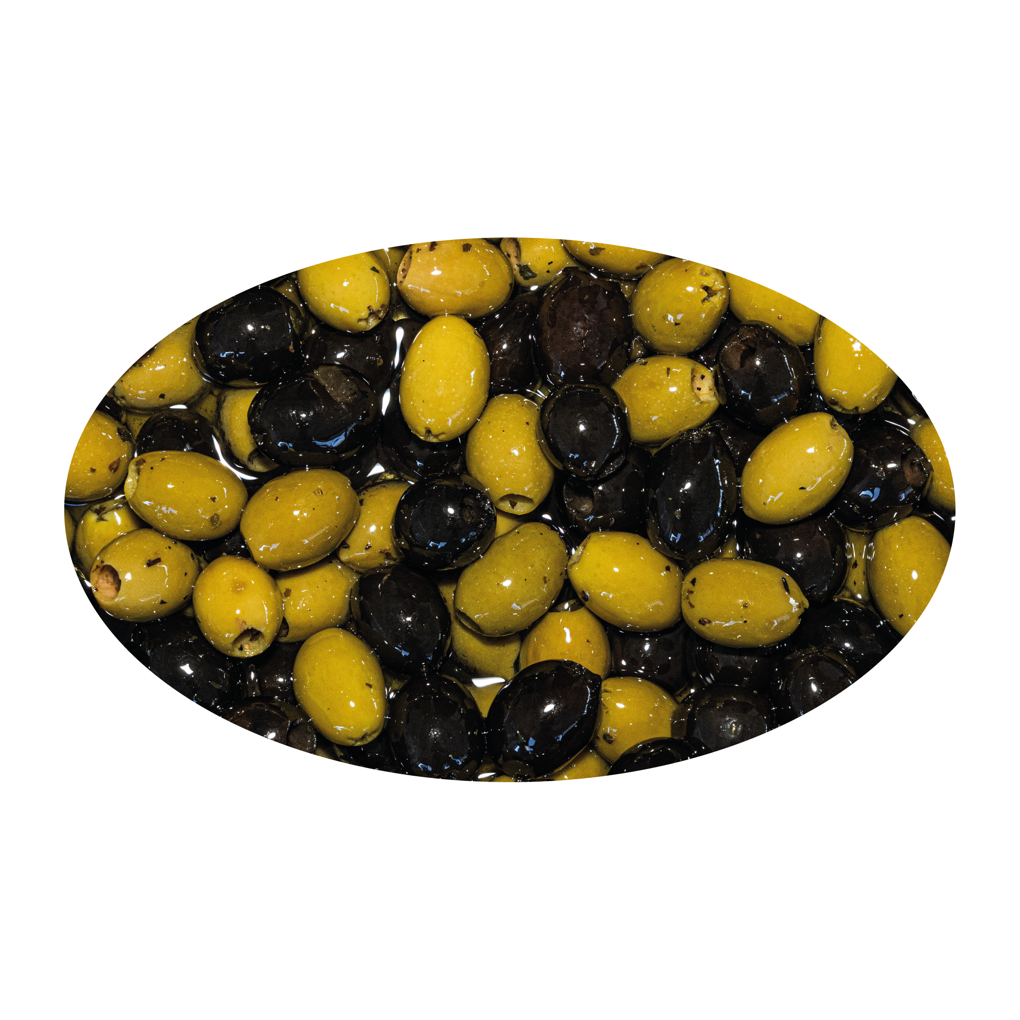 Kleine olijven gemengd zonder pit